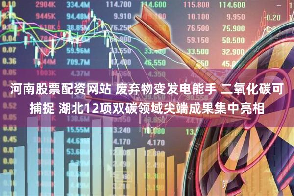河南股票配资网站 废弃物变发电能手 二氧化碳可捕捉 湖北12项双碳领域尖端成果集中亮相